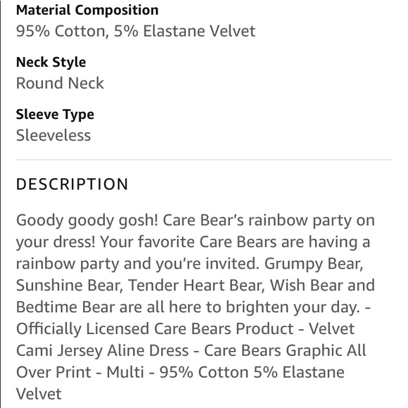 NEW! IRON FIST Lots A Rainbows Care Bears Skater Fit & Flare Mini Dress S Pride - Picture 11 of 16